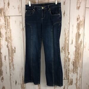 Metro Blues Jeans, Size 4P. Cool side seam detail. In excellent condition!